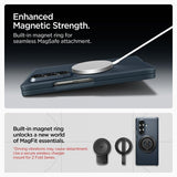 Spigen Samsung Galaxy Z Fold 7 Deksel Tough Armor Pro MagFit Metal Slate