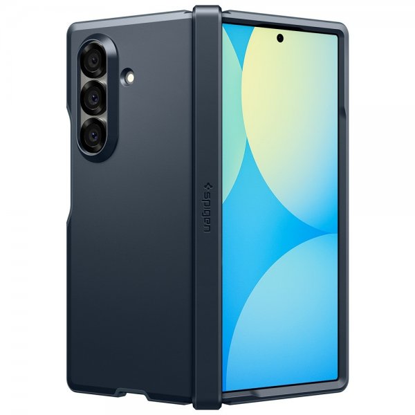 Spigen Samsung Galaxy Z Fold 7 Deksel Tough Armor Pro MagFit Metal Slate