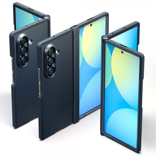 Spigen Samsung Galaxy Z Fold 7 Deksel Tough Armor Pro MagFit Metal Slate