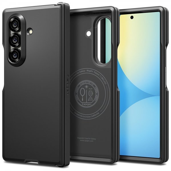 Spigen Samsung Galaxy Z Fold 7 Deksel Tough Armor Pro MagFit Svart