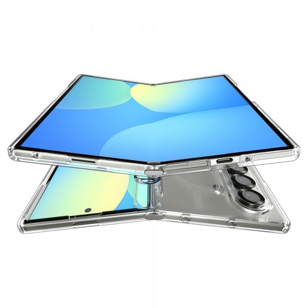 Spigen Samsung Galaxy Z Fold 7 Deksel Ultra Hybrid Pro MagFit Clear White