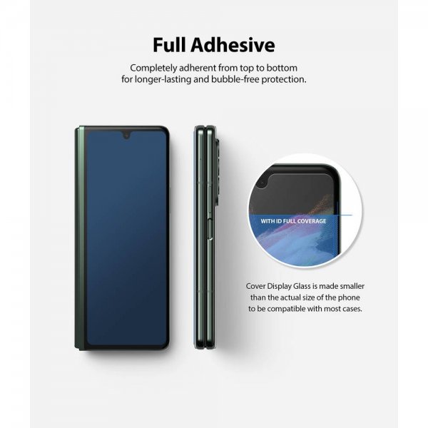 Ringke Samsung Galaxy Z Fold3 Skjermbeskytter Cover Display Protector Glass