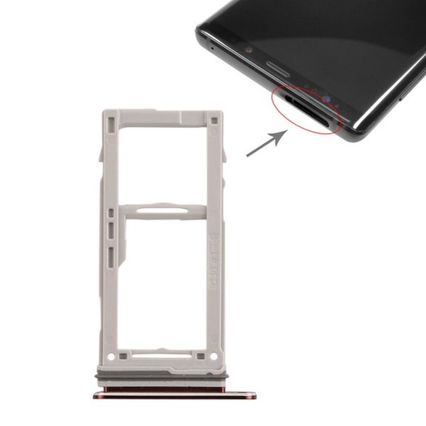 Samsung Note 9 (SM-N960F) SIM-kortholder - Gull