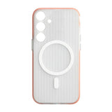 Samsung Galaxy S24 Plus Deksel Korrugerte MagSafe Oransje
