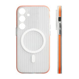 Samsung Galaxy S24 Plus Deksel Korrugerte MagSafe Oransje