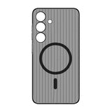 Samsung Galaxy S24 Plus Deksel Korrugerte MagSafe Svart