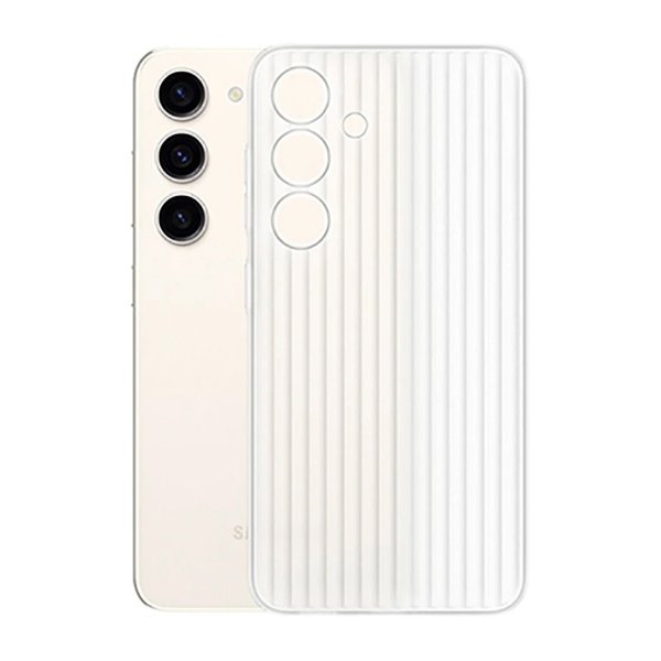 Samsung Galaxy S24 Plus Deksel Korrugerte MagSafe Transparent