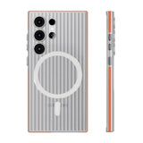 Samsung Galaxy S24 Ultra Deksel Korrugerte MagSafe Oransje