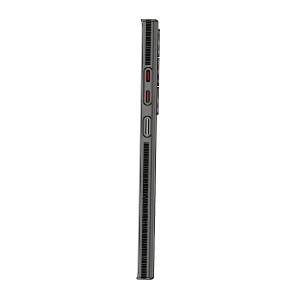 Samsung Galaxy S24 Ultra Deksel Korrugerte MagSafe Svart