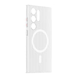 Samsung Galaxy S24 Ultra Deksel Korrugerte MagSafe Transparent