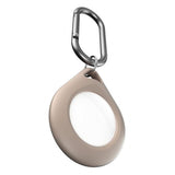 KeyBudz AirTag Holder Secure Dock 2-pakks Sandbeige