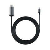 Satechi Aluminium Type-C to HDMI Cable Adapter 4K 60Hz 1.8m Sølv