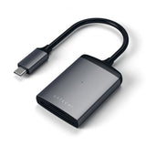Satechi USB-C UHS-II Minnekortläsare Space Gray