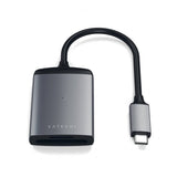 Satechi USB-C UHS-II Minnekortläsare Space Gray