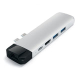 Satechi USB-C Pro Hub med 4K HDMI och Ethernet Sølv