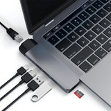 Satechi USB-C Pro Hub med 4K HDMI och Ethernet Space Gray