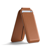 Satechi Kortholder Vegan-Leather Magnetic Wallet Stand Brun
