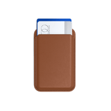 Satechi Kortholder Vegan-Leather Magnetic Wallet Stand Brun