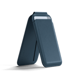 Satechi Kortholder Vegan-Leather Magnetic Wallet Stand Mørkeblå