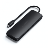 Satechi USB-C HYBRID med inbyggd möjlighet till SSD-lagring Svart