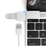 Satechi USB-C till USB-A 3.0 Adapter Sølv
