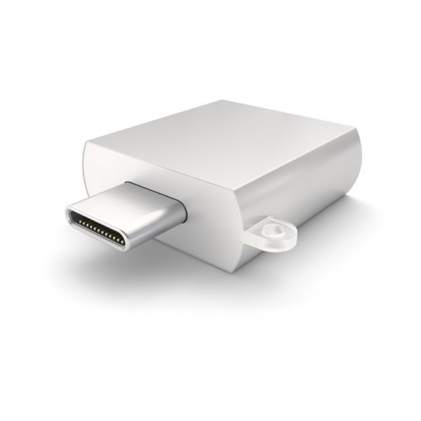 Satechi USB-C till USB-A 3.0 Adapter Sølv