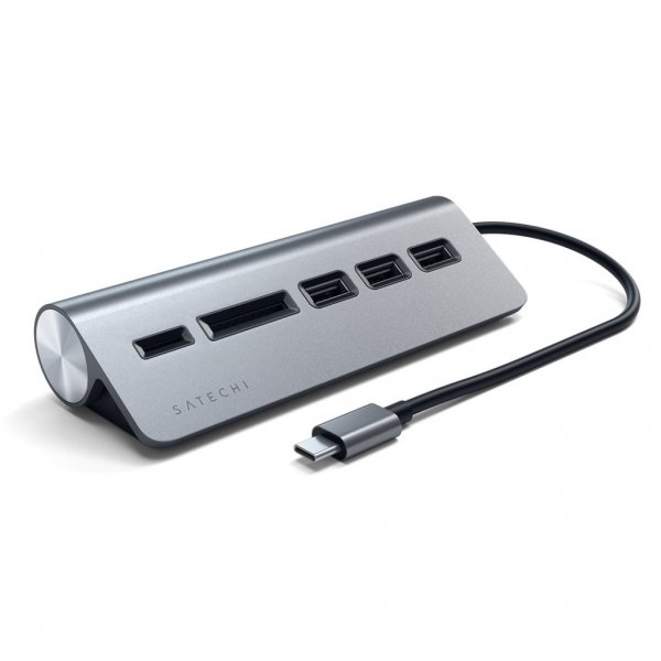 Satechi USB-C Combo Hub for Desktop Space Gray