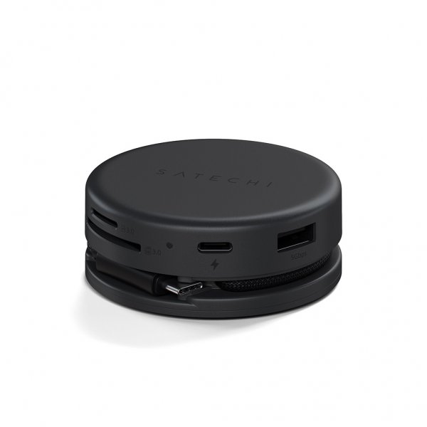 Satechi OntheGo 7-i-1 Multiport Adapter Space Black