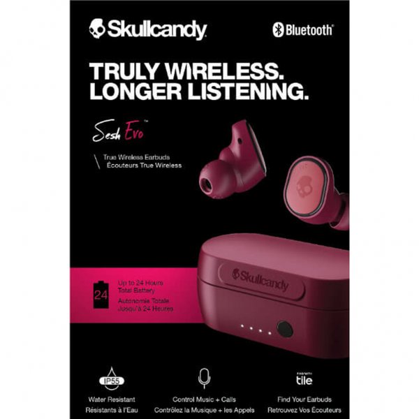 Skullcandy Sesh Evo Hodetelefoner In-Ear True Wireless Rød