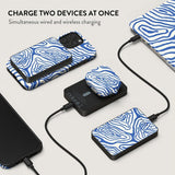 Burga Powerbank MagSafe 5000 mAh Seven Seas Metallgrå