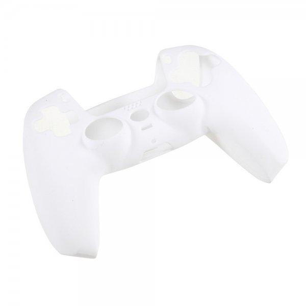 Silikonbeskyttelse for PlayStation 5 Kontroll Hvit
