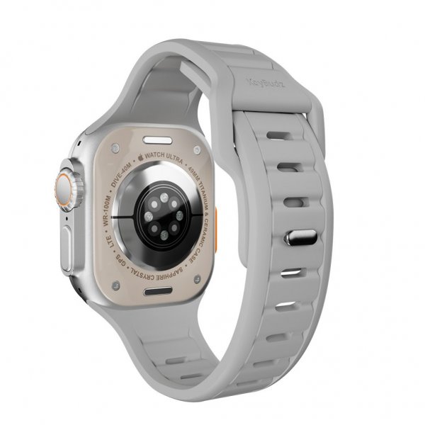 KeyBudz Apple Watch 44/45/46mm/Apple Watch Ultra Armbånd Journey Stone Grey