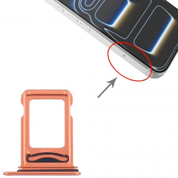 SIM-kortholder Dual SIM for iPhone 17 Pro - Cosmic Orange