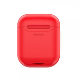 Baseus AirPods 1/2 Deksel Silikon Rød