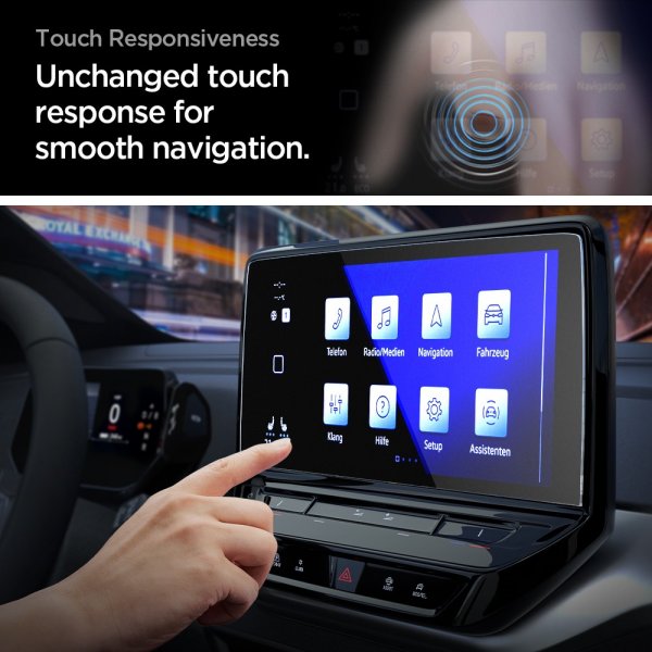 Spigen Skjermbeskytter GLAS.tR EZ FIT Anti-Glare Volkswagen ID.4 10"