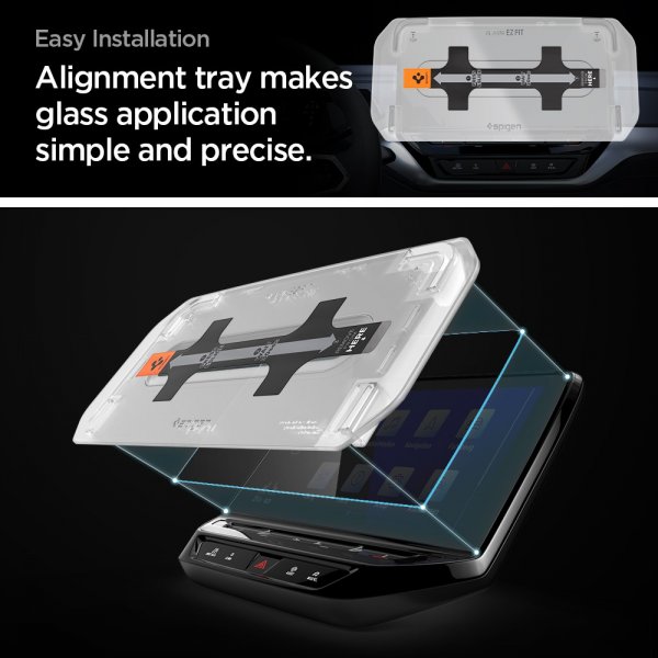 Spigen Skjermbeskytter GLAS.tR EZ FIT Anti-Glare Volkswagen ID.4 10"