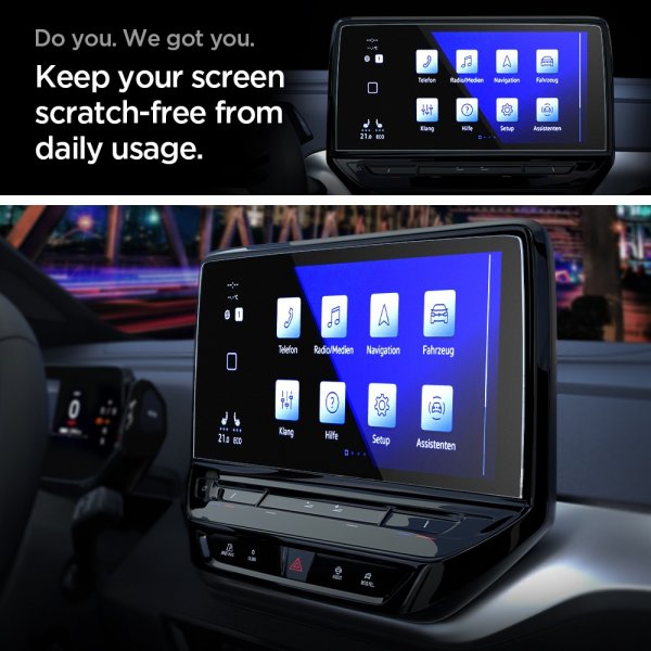 Spigen Skjermbeskytter GLAS.tR EZ FIT Anti-Glare Volkswagen ID.4 10"