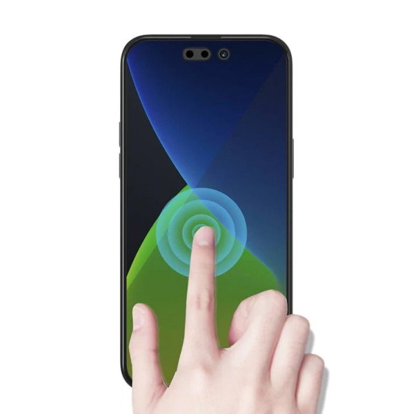 iPhone 14 Pro Max Skjermbeskytter 3D Herdet glass Privacy