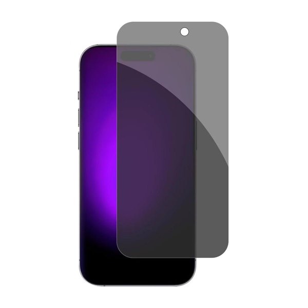 iPhone 15 Plus/iPhone 16 Plus Skjermbeskytter Herdet glass 3D Privacy