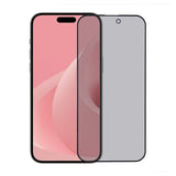 iPhone 16 Pro/iPhone 17 Skjermbeskytter Herdet glass Privacy