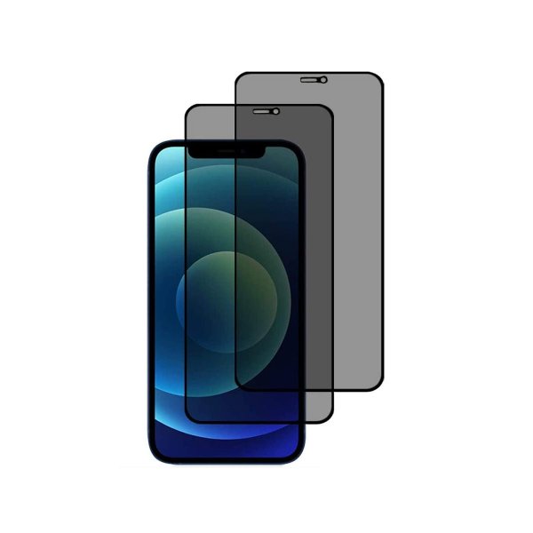 iPhone 12/iPhone 12 Pro Skjermbeskytter 3D Herdet glass Privacy