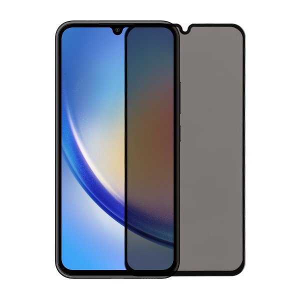 Samsung Galaxy A34 5G Skjermbeskytter Herdet glass 3D Privacy