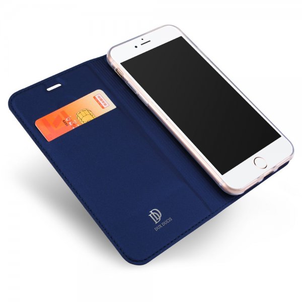 Dux Ducis Skin Pro Series till iPhone 7/8/SE MobilEtui MörkBlå