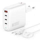 4smarts Skrivebord Lader GaN Flex Pro 100W 3 USB-C+1 USB-A