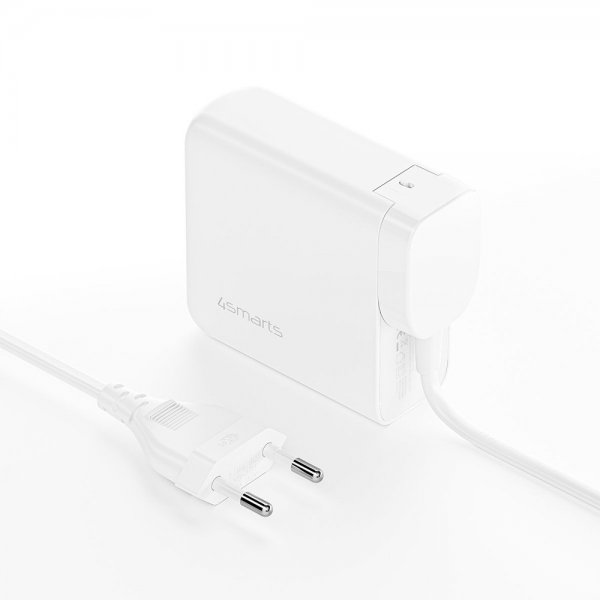 4smarts Skrivebord Lader GaN Flex Pro 100W 3 USB-C+1 USB-A