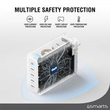 4smarts Skrivebord Lader GaN Flex Pro 200W 4 USB-C