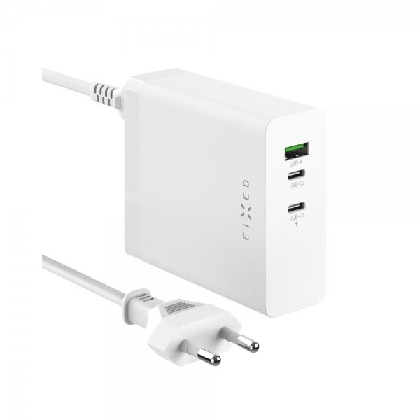 Fixed Skrivebord Lader GaN140 Charging Dock 2xUSB-C & 1xUSB-A