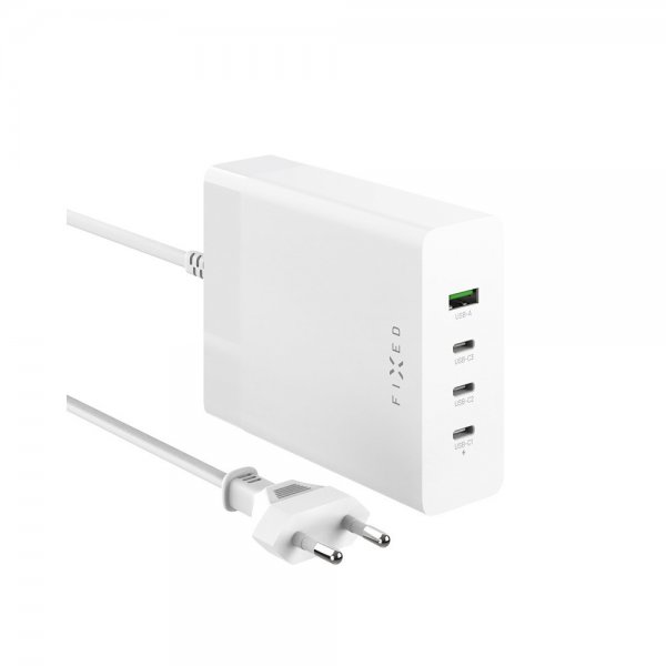 Fixed Skrivebord Lader GaN200 Charging Dock 3xUSB-C & 1xUSB-A