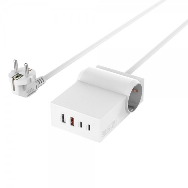 4smarts Skrivebord Lader USB-C/A Power Strip Desk GaN 65W