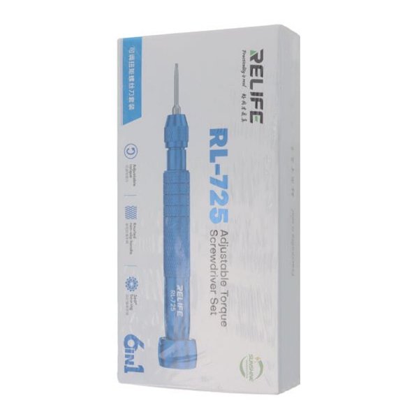 Skrutrekker 6-i-1 justerbar momentum RELIFE RL-725